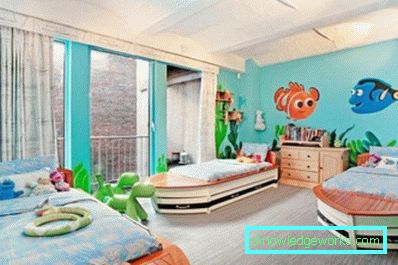 Детска соба во морски стил за момчиња