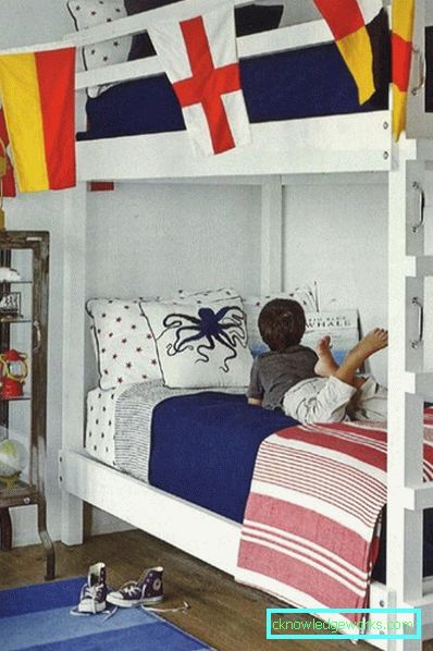 Детска соба во морски стил за момчиња