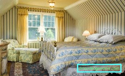 Фото: завеси во спалната соба на англиски стил