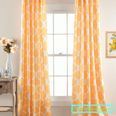 Жолта завеса - пријатен и топол дизајн (75 фотографии)