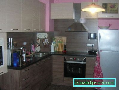 293-Кујна 7 квадратни. м - 89 фотографии од идеи