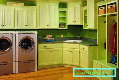 Кујна со машина за перење - карактеристики