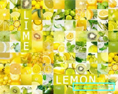 306-Кујна во лимонска боја - 75 фотографии