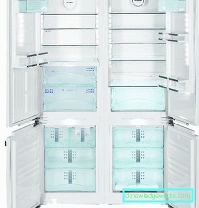 Вграден фрижидер Рамо до рамо