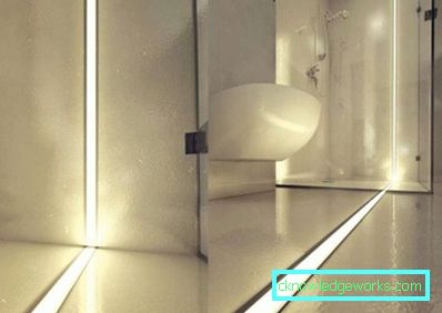 Осветлено огледало во бањата